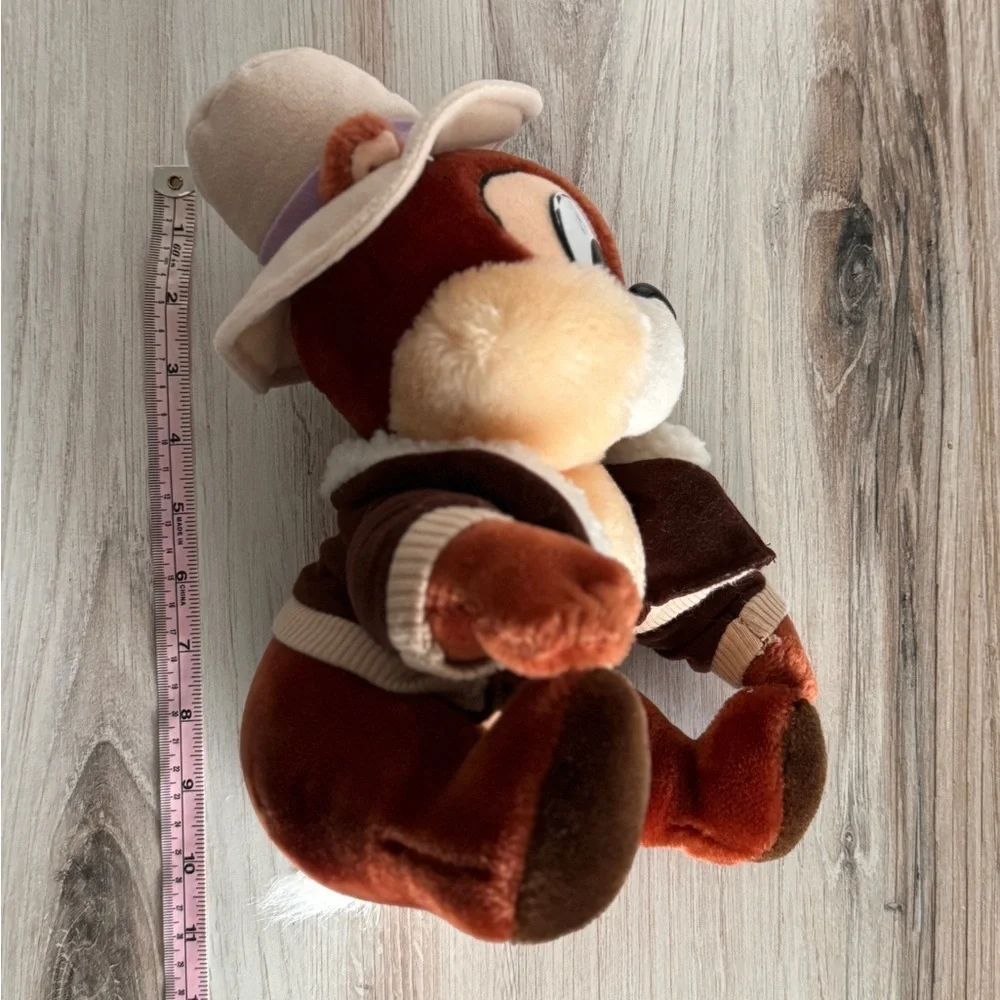 Vintage 90s Disney Parks Rescue Ranger Chip Plush – 12” Stuffed Animal